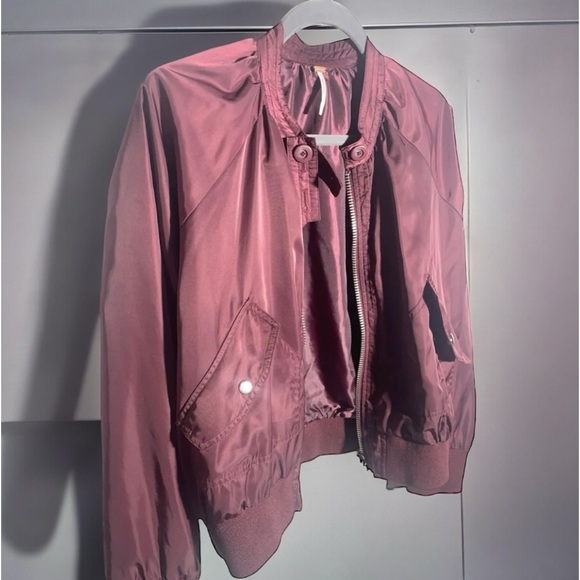 Free People Midnight Bomber Jacket Women’s, Petite Small - Picture 3 of 13